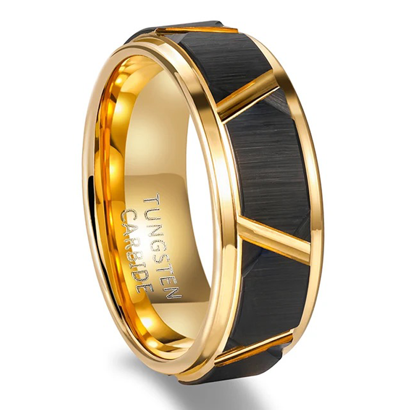 Anillo Gold Precision Carburo de Tungsteno