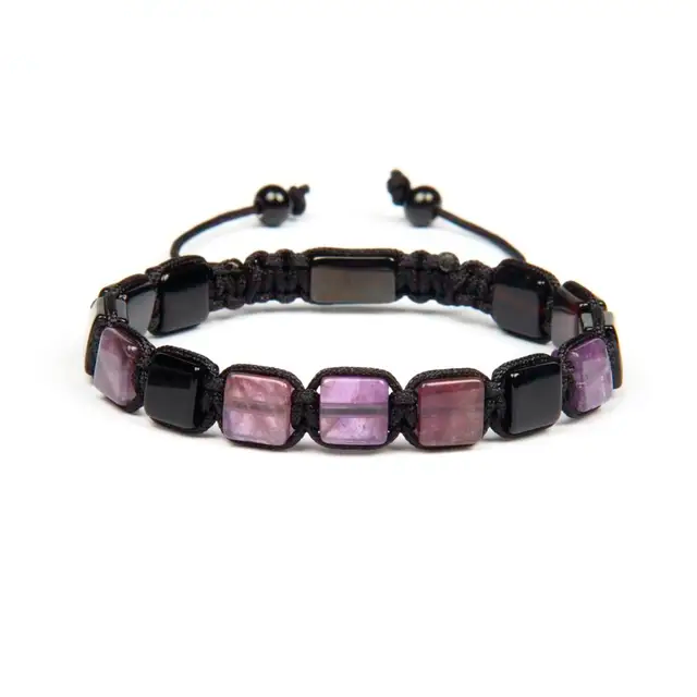 Pulsera Orion Amatista & Onyx Private Collection