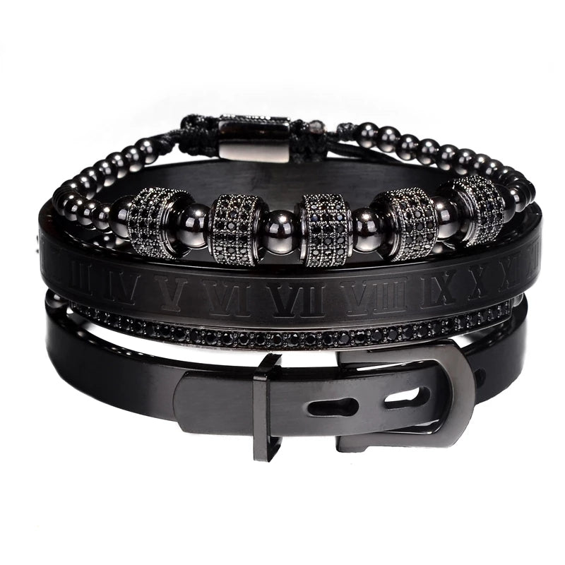 Pack de pulseras Royal Collection Signature Black