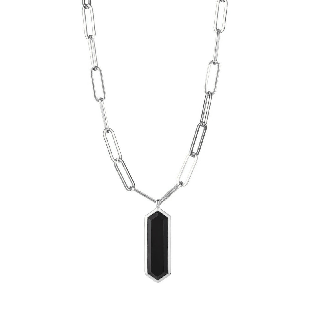 Stone Silver SS316L (Collar y Pendiente)
