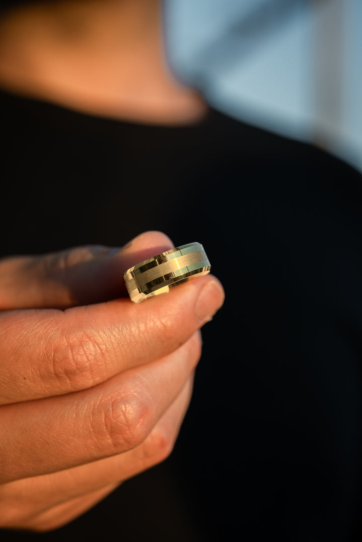 Anillo Aurum Carburo de Tungsteno