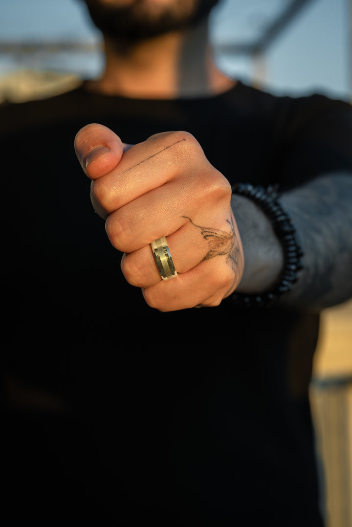 Anillo Aurum Carburo de Tungsteno