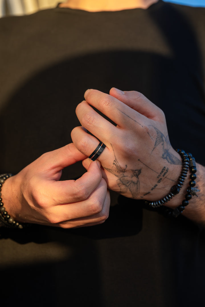 Anillo Ember Carburo de Tungsteno