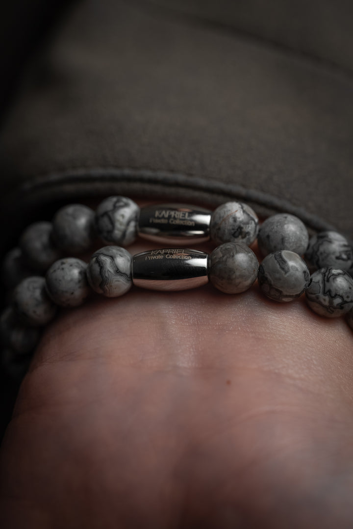 Pack de pulseras Silver Grey Dominion Lion Private Collection