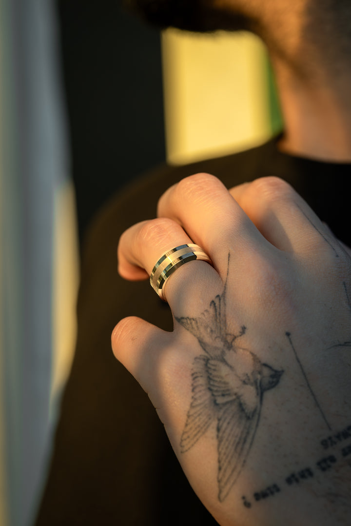 Anillo Aurum Carburo de Tungsteno