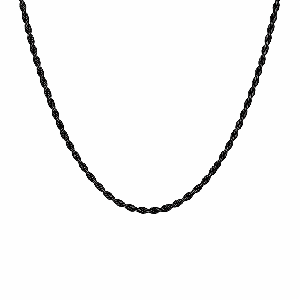 Cadena Twisted Tourbillon Black 2mm SS316L
