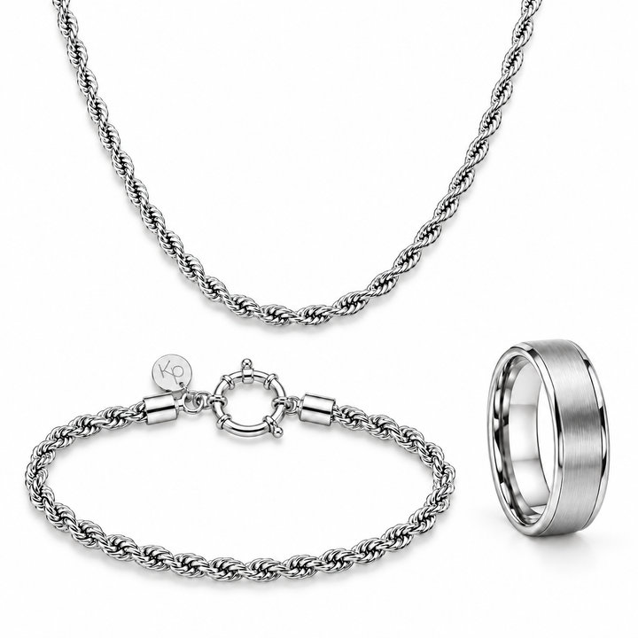 Twisted Tourbillon Silver Master Set