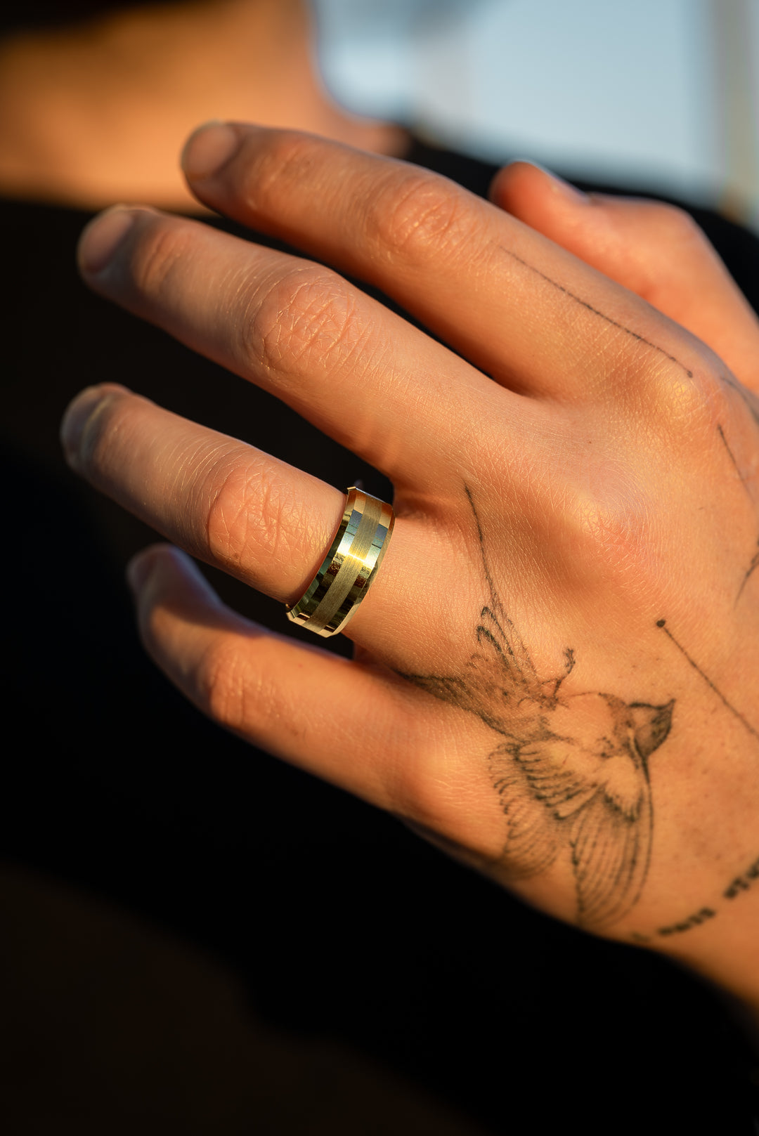 Anillo Aurum Carburo de Tungsteno