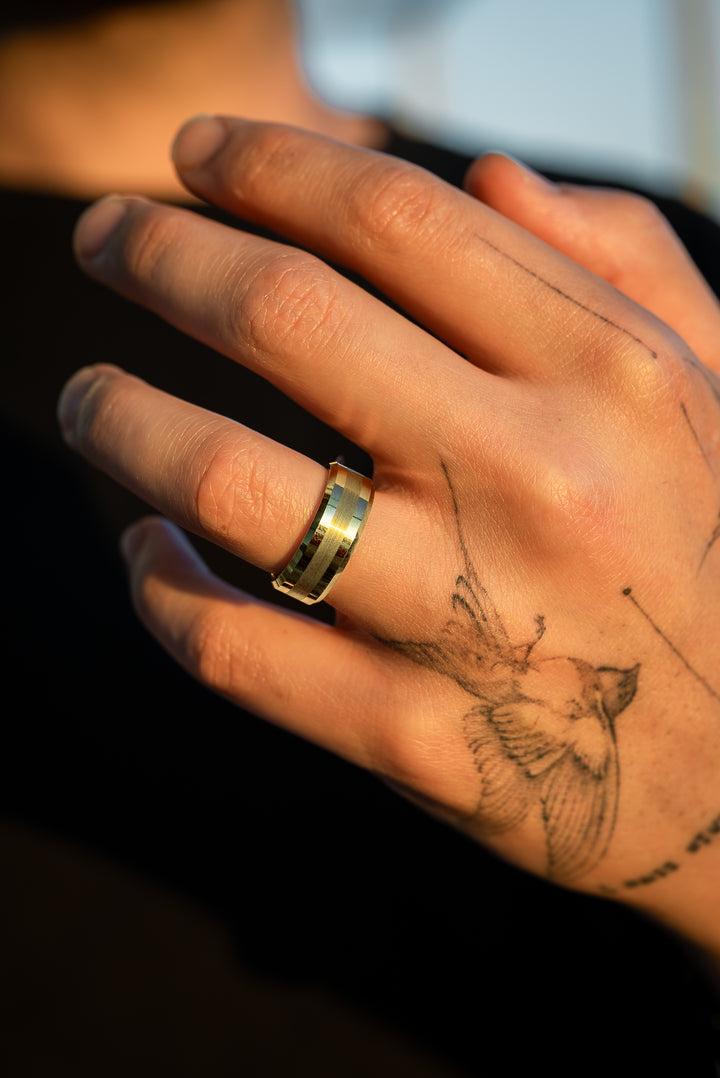 Anillo Aurum Carburo de Tungsteno