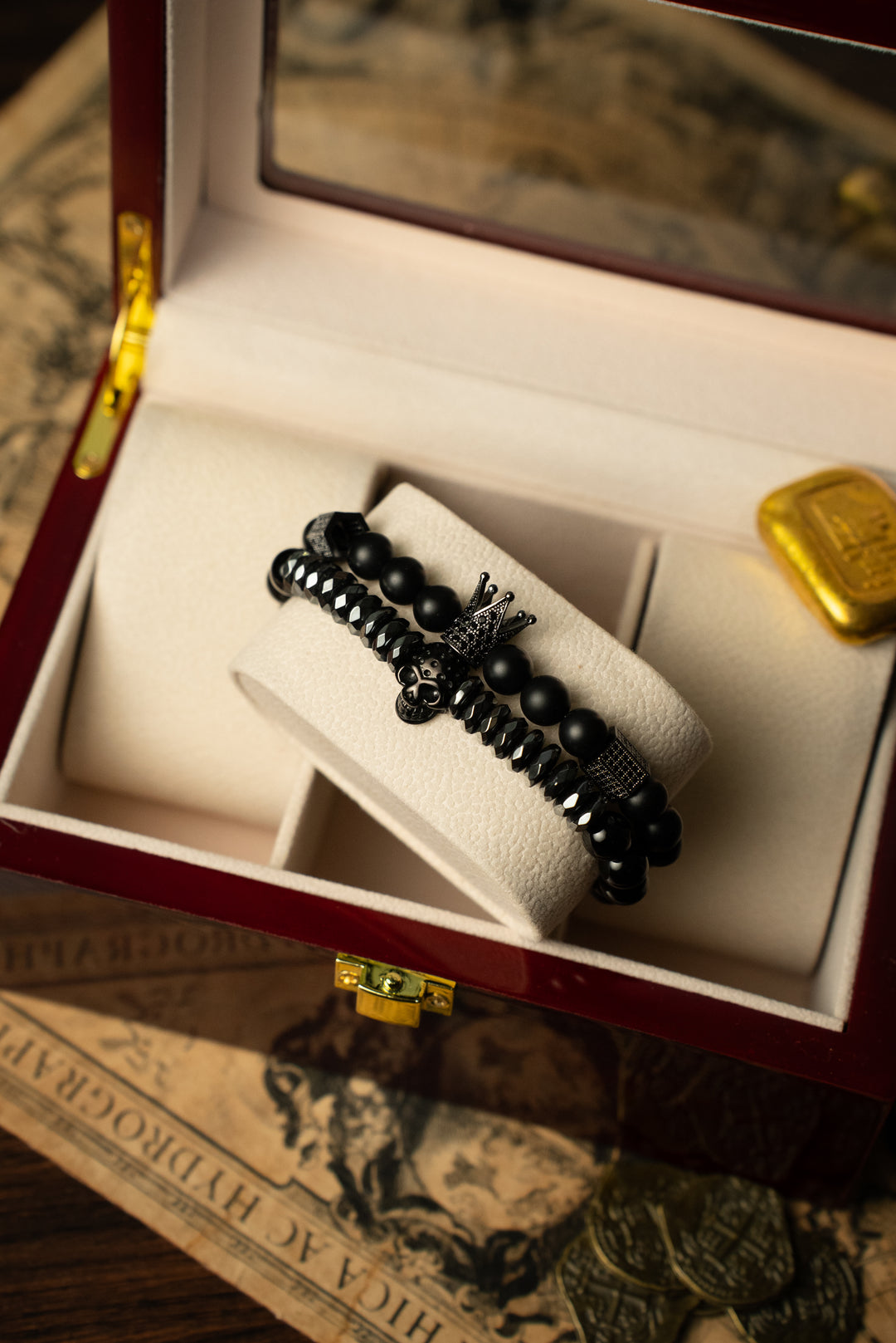 Pack de Pulseras Black Skull King Private Collection