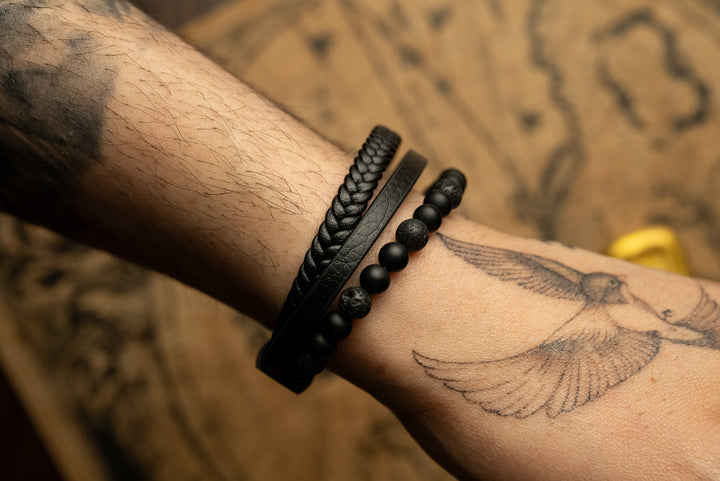 Pulsera LeatherCraft Black - Private Collection