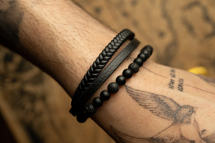 Pulsera LeatherCraft Black - Private Collection