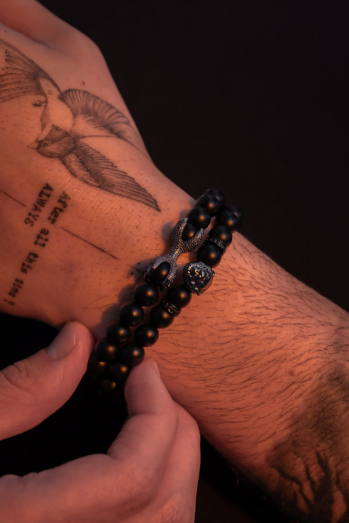 Pack de pulseras Black Dominion Lion Private Collection