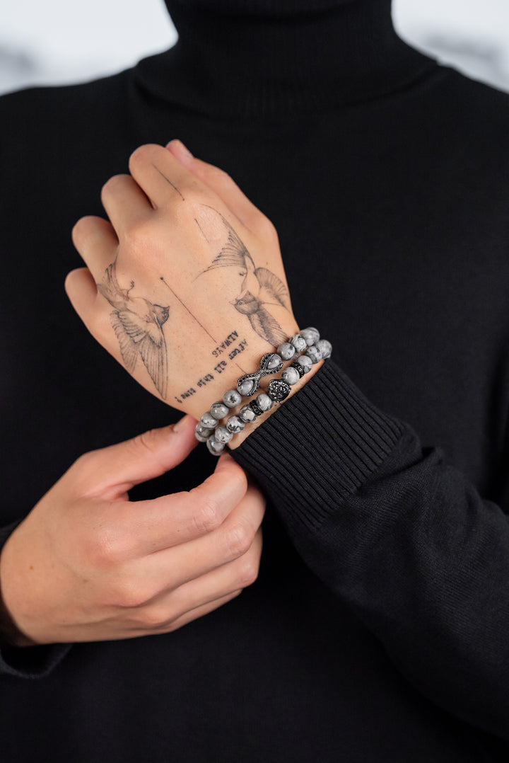 Pack de pulseras Grey Dominion Lion Private Collection