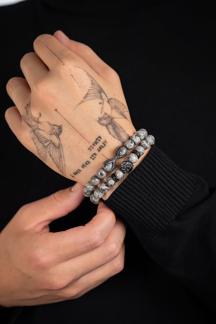 Pack de pulseras Grey Dominion Lion Private Collection