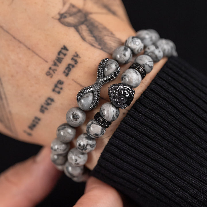 Pack de pulseras Grey Dominion Lion Private Collection