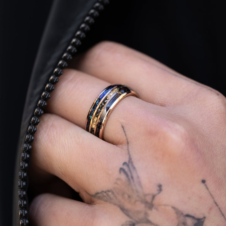 Anillo Aura Carburo de Tungsteno