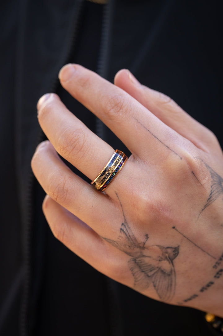 Anillo Aura Carburo de Tungsteno