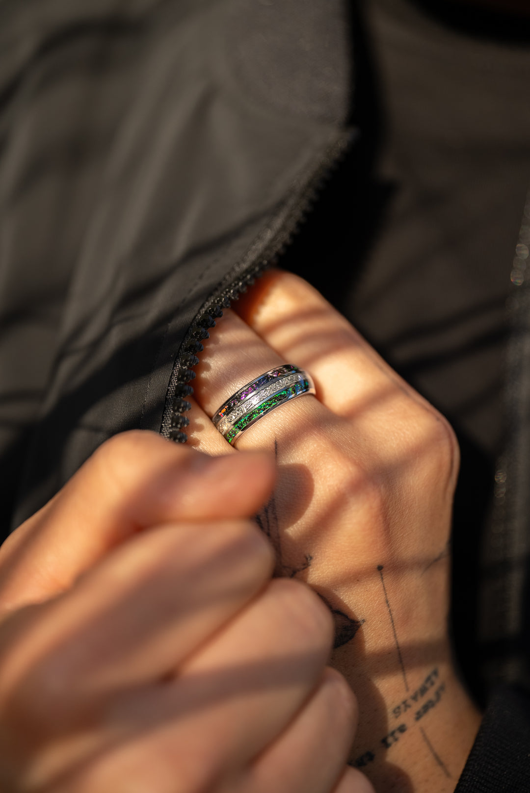 Anillo Aura Silver Carburo de Tungsteno