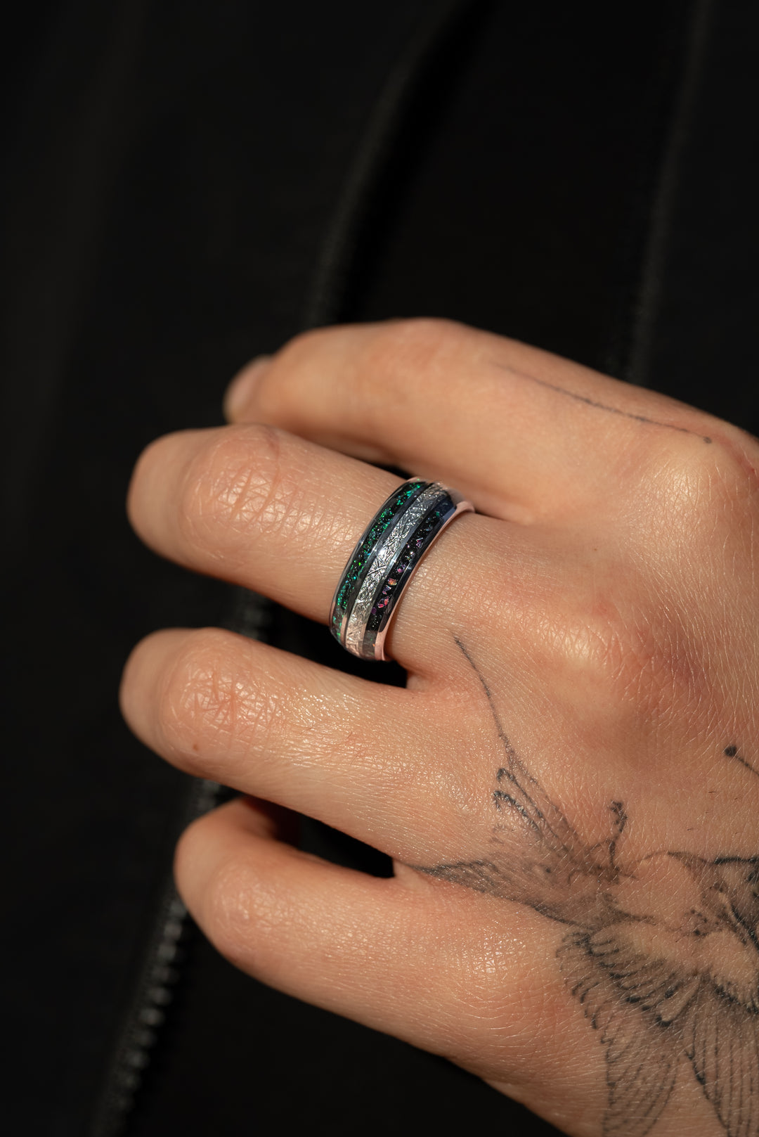 Anillo Aura Silver Carburo de Tungsteno