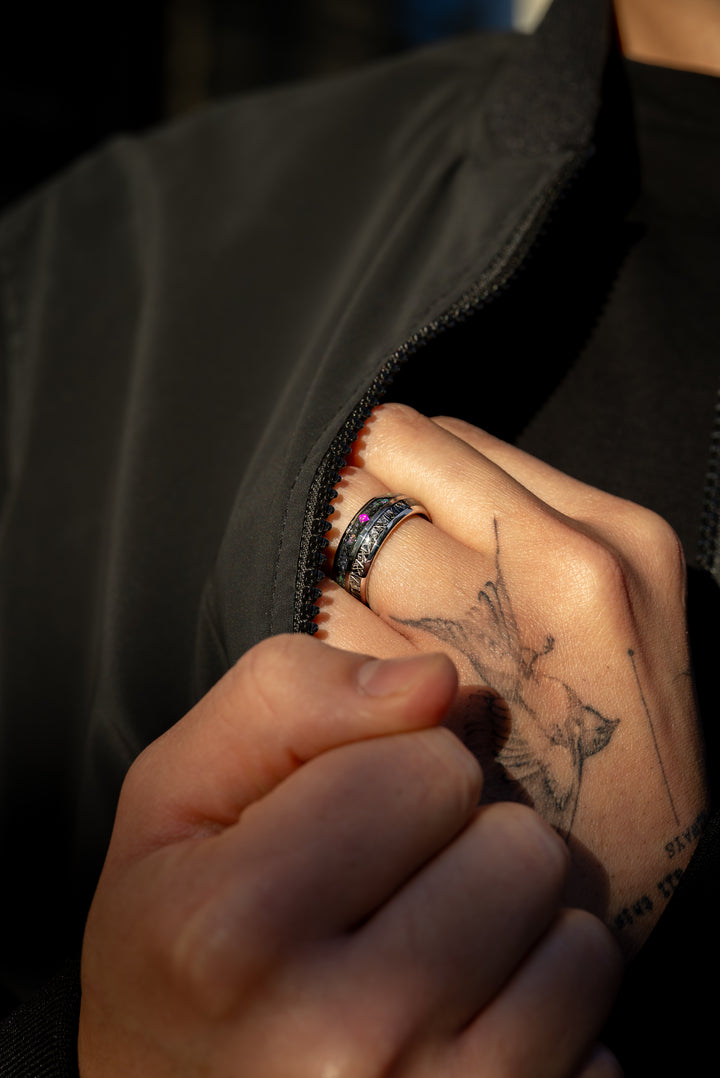 Anillo New Paradox Silver Carburo de Tungsteno