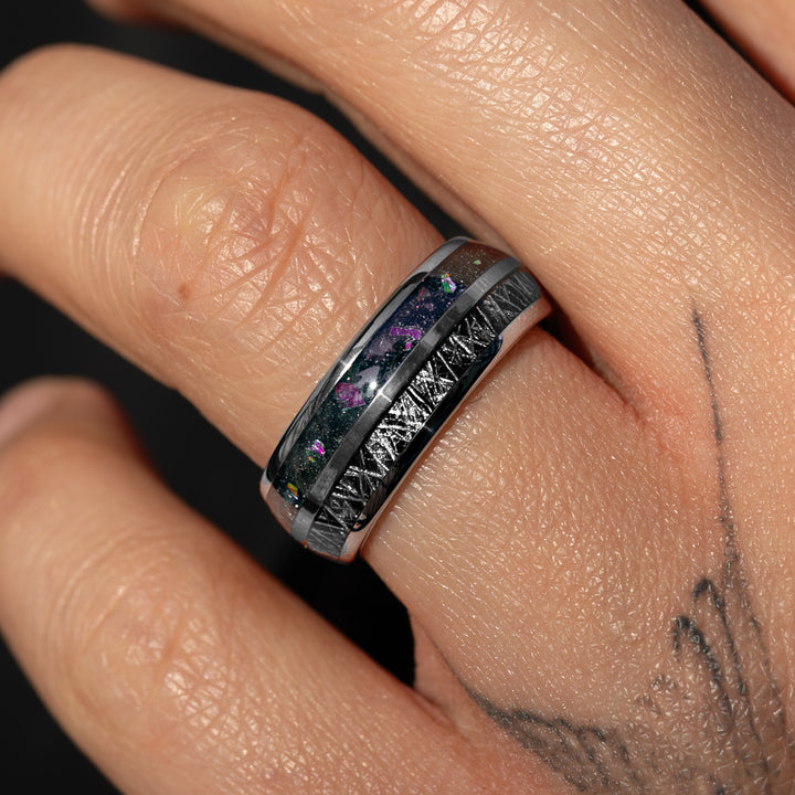 Anillo New Paradox Silver Carburo de Tungsteno