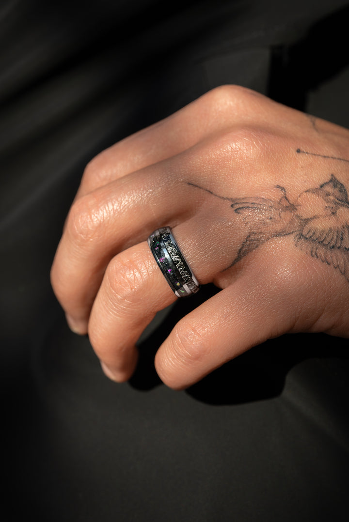 Anillo New Paradox Silver Carburo de Tungsteno