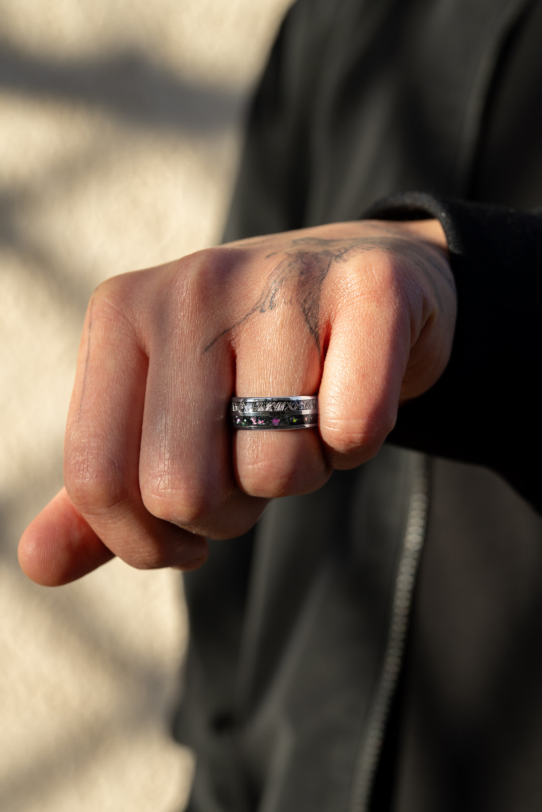 Anillo New Paradox Silver Carburo de Tungsteno