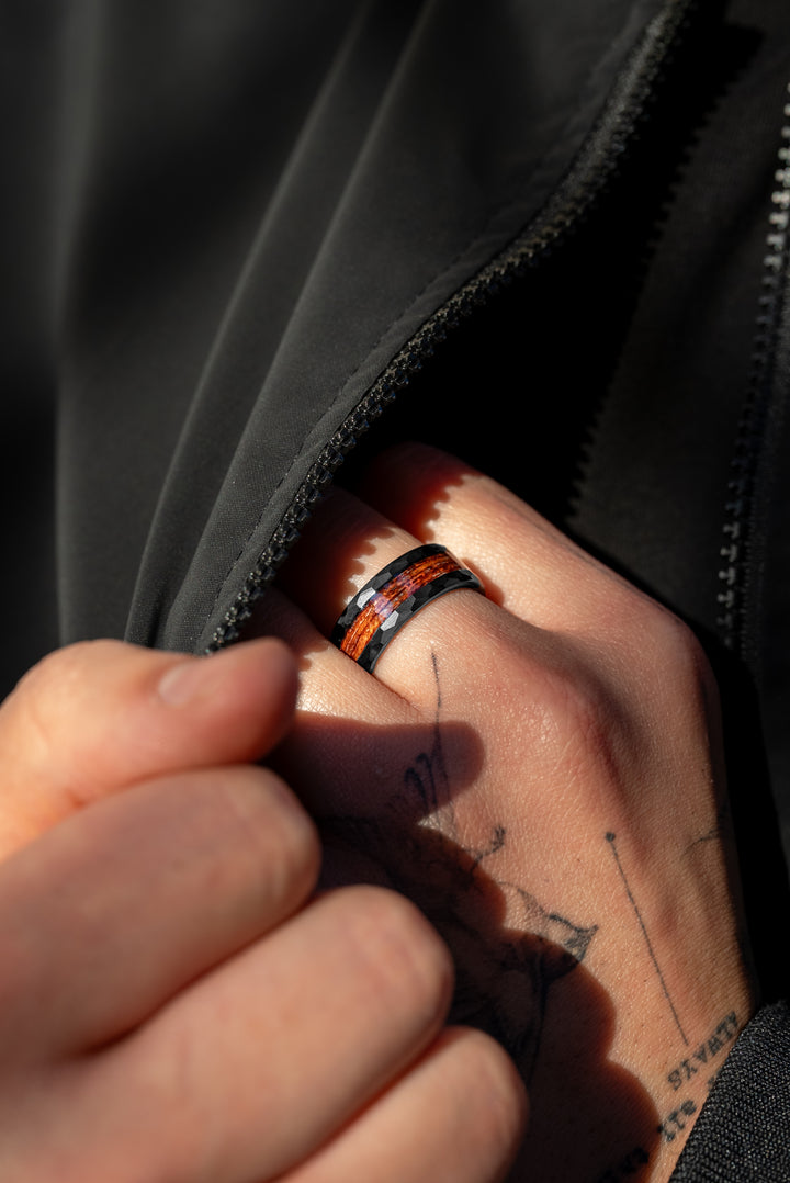 Anillo Oud Forest Carburo de Tungsteno