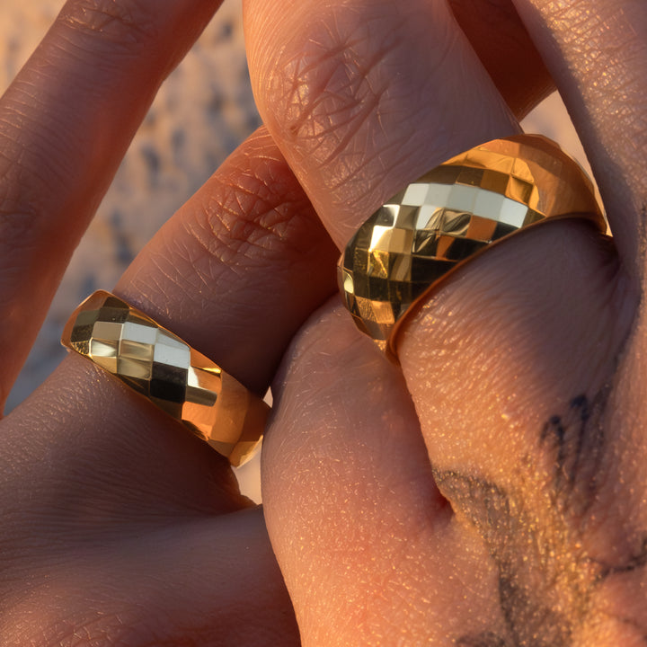 Anillos Falling in Love Carburo de Tungsteno (2 Unidades)