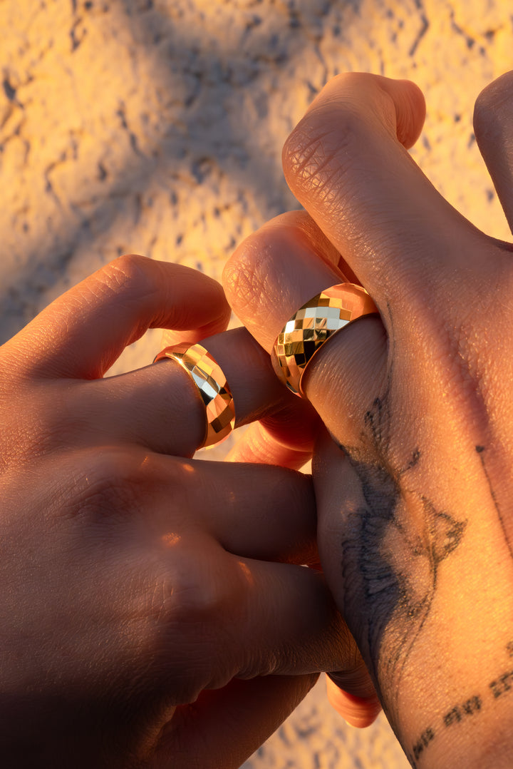 Anillos Falling in Love Carburo de Tungsteno (2 Unidades)