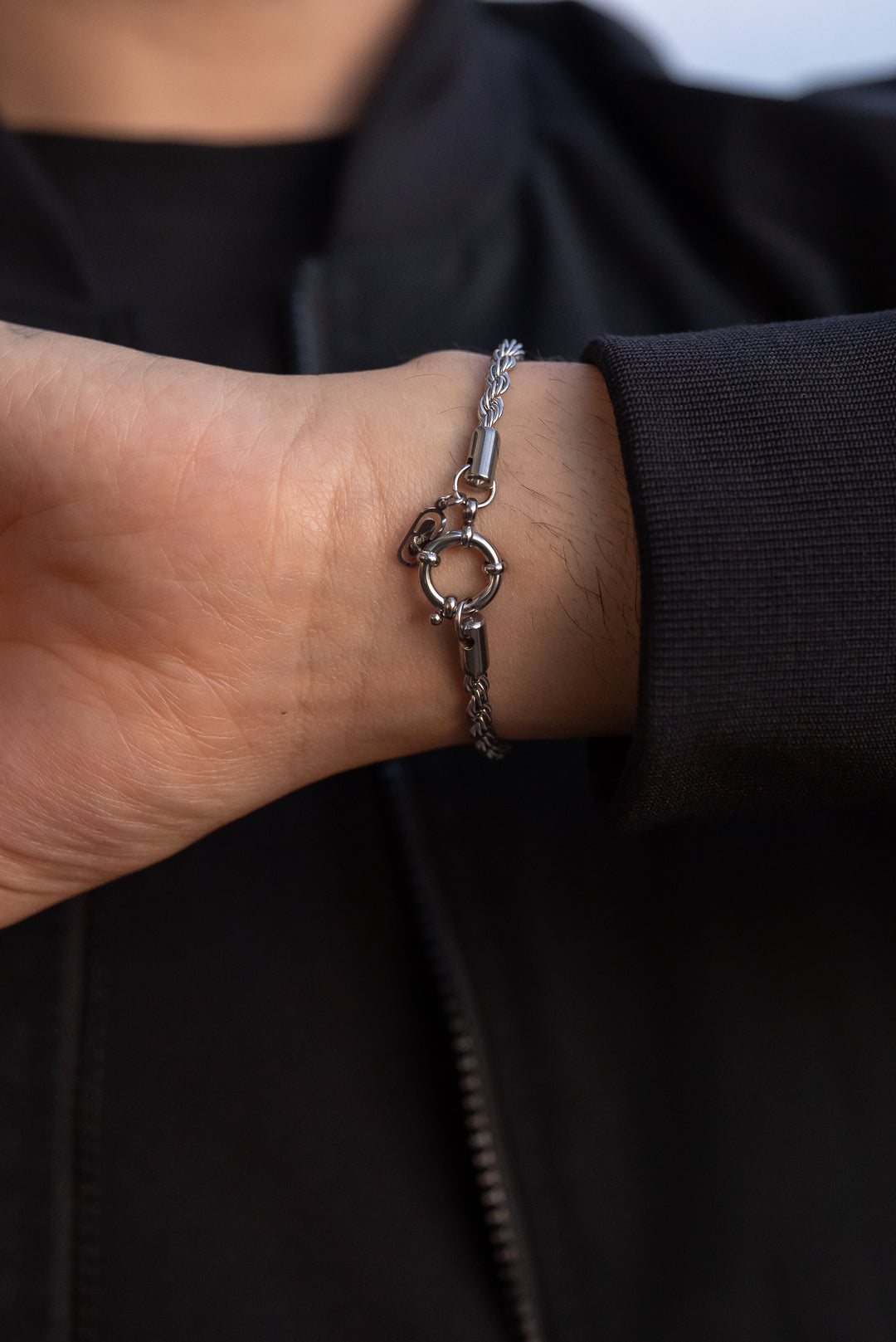 Brazalete Twisted Tourbillon Silver SS316L
