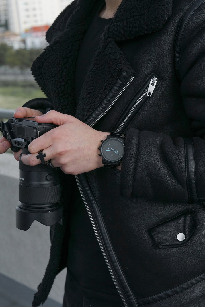 RELOJ KAPRIEL GUN METAL BLACK