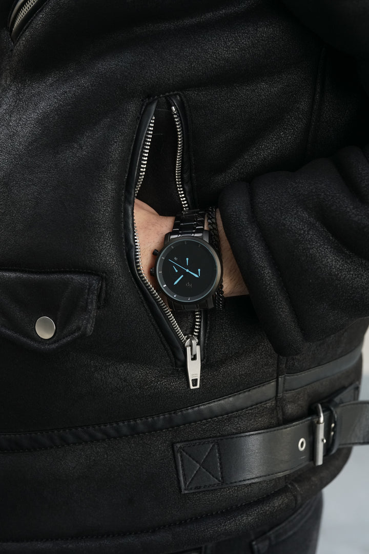 RELOJ KAPRIEL GUN METAL BLACK