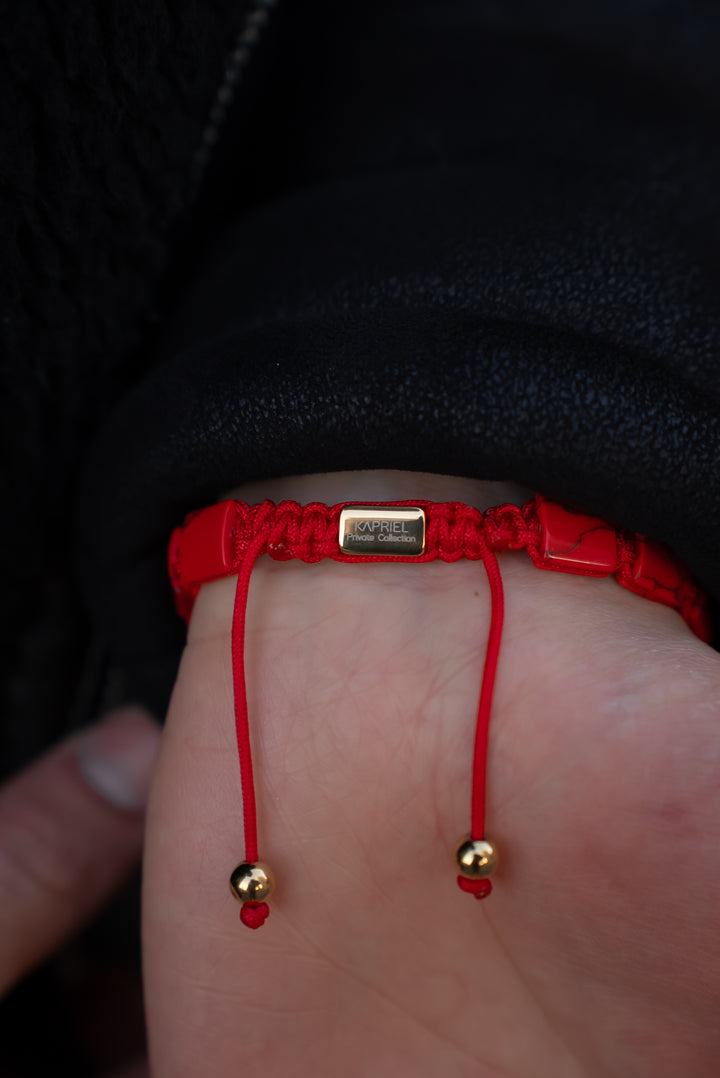 Pulsera Energy Howlita Red Private Collection
