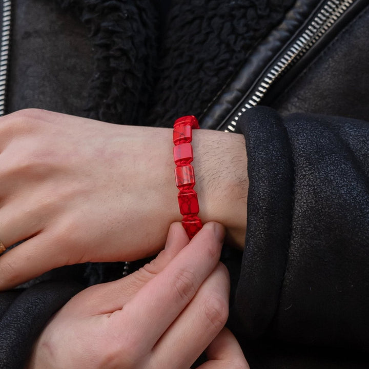 Pulsera Energy Howlita Red Private Collection