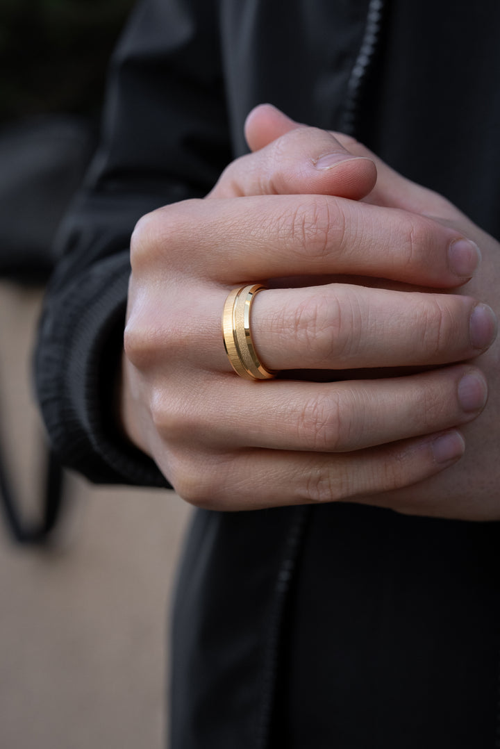 Anillo Stardust Carburo de Tungsteno
