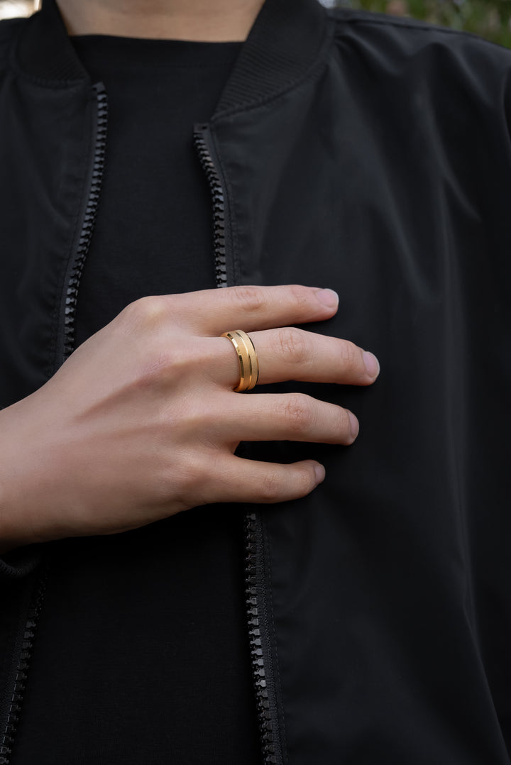 Anillo Stardust Carburo de Tungsteno