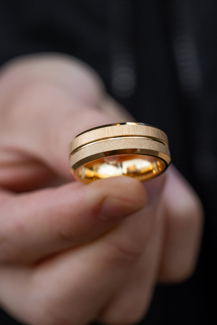 Anillo Stardust Carburo de Tungsteno
