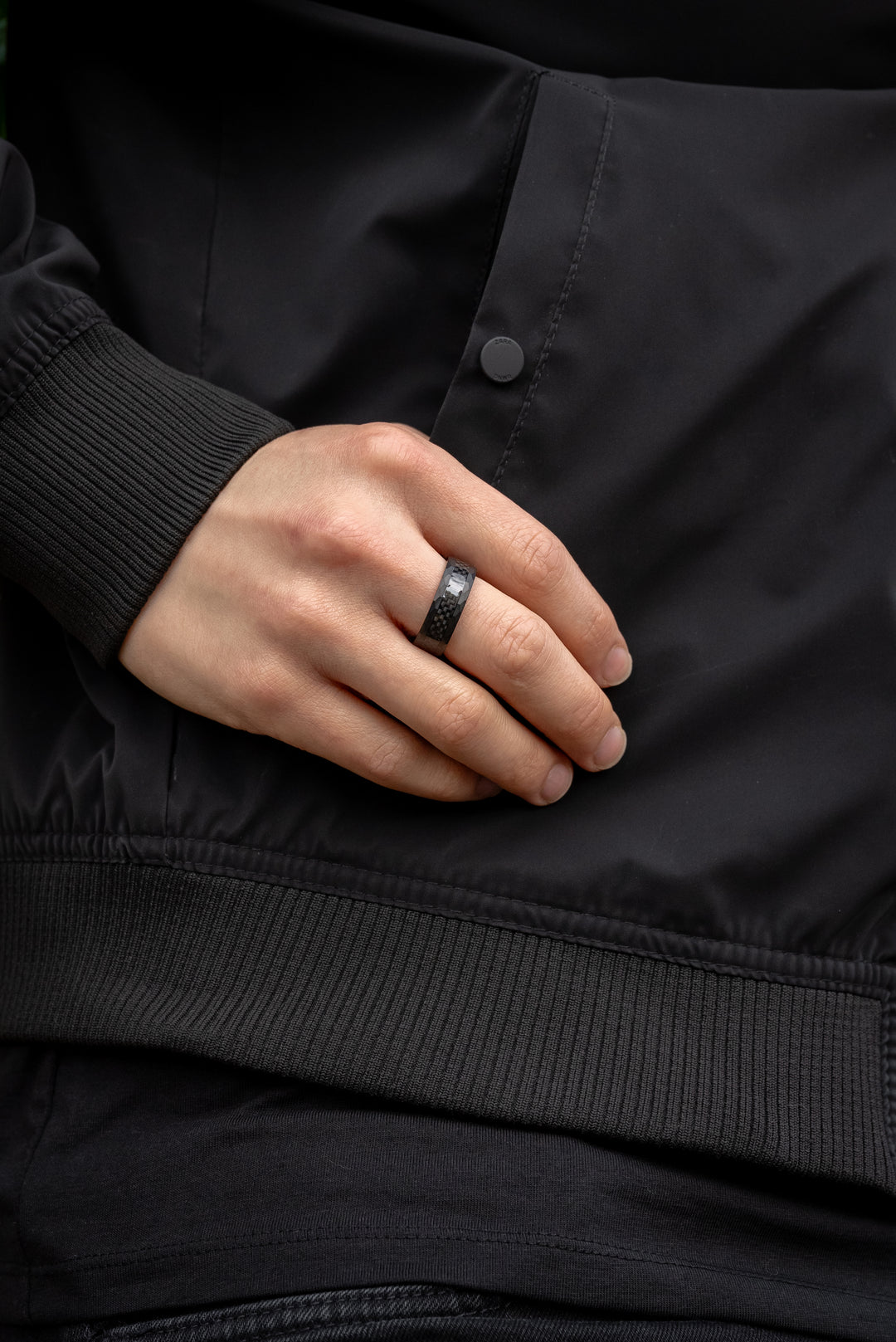 Anillo Wager Black Edition Carburo de Tungsteno