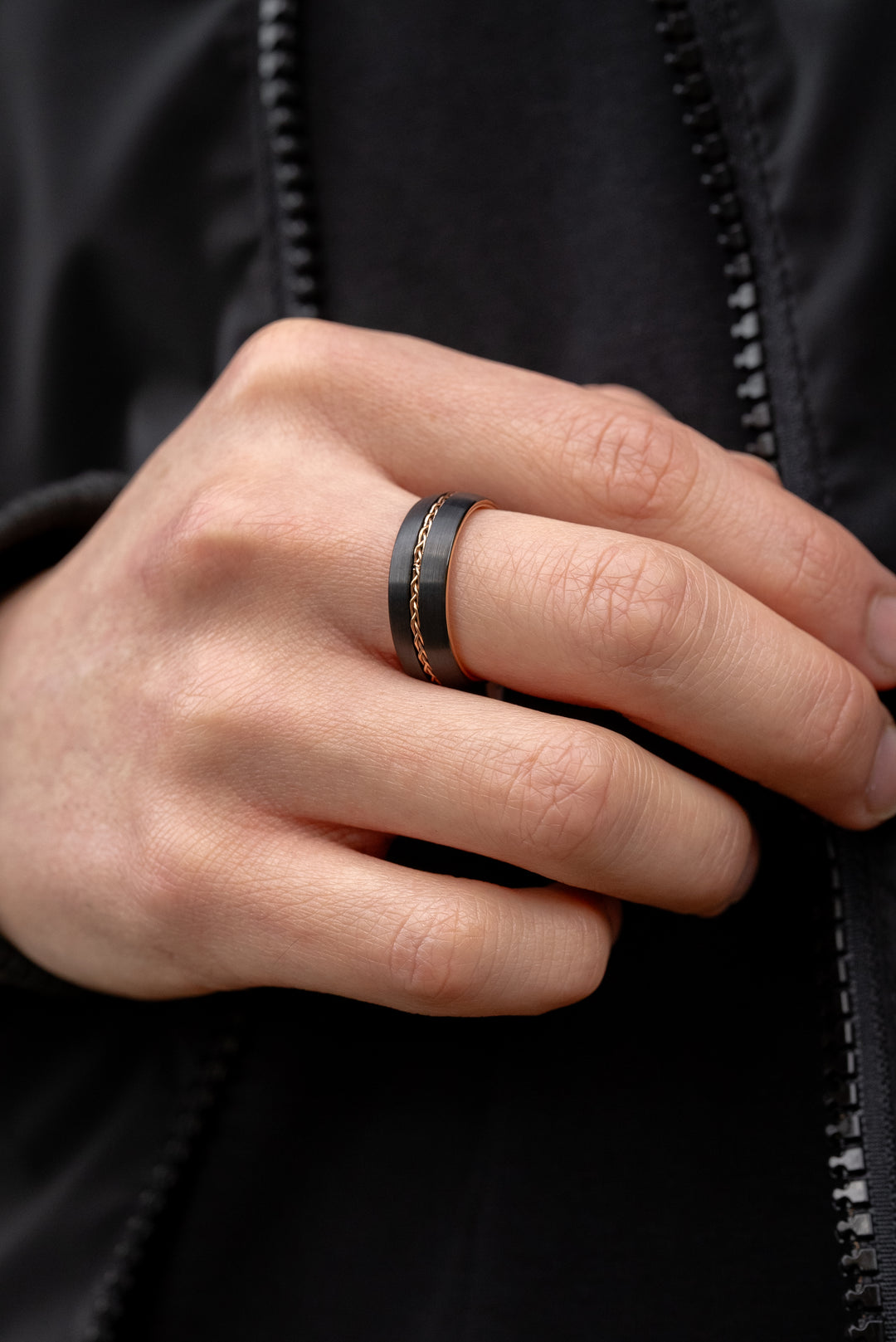 Anillo Monochromatic Carburo de Tungsteno