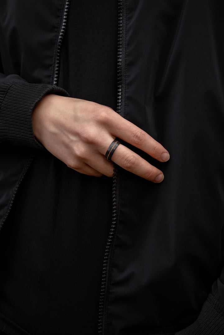 Anillo Monochromatic Carburo de Tungsteno