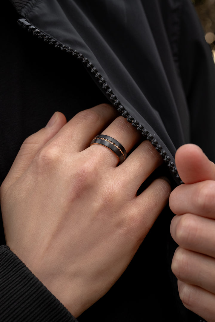 Anillo Monochromatic Carburo de Tungsteno
