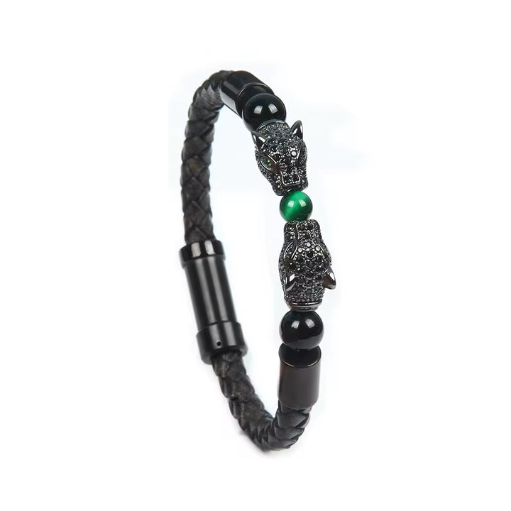 Pulsera Bond Legacy Black Genuine Leather Private Collection