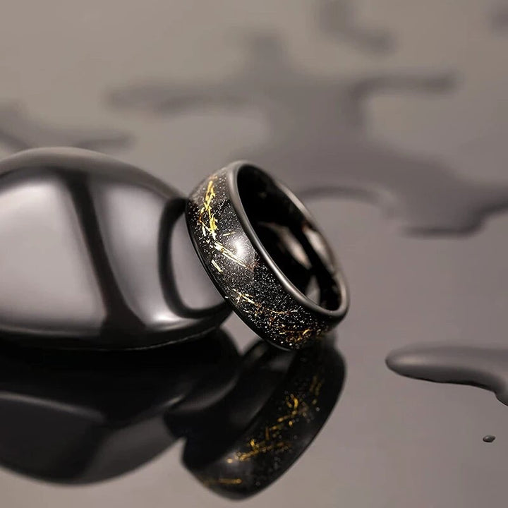 Anillo Gold Vein Carburo de Tungsteno