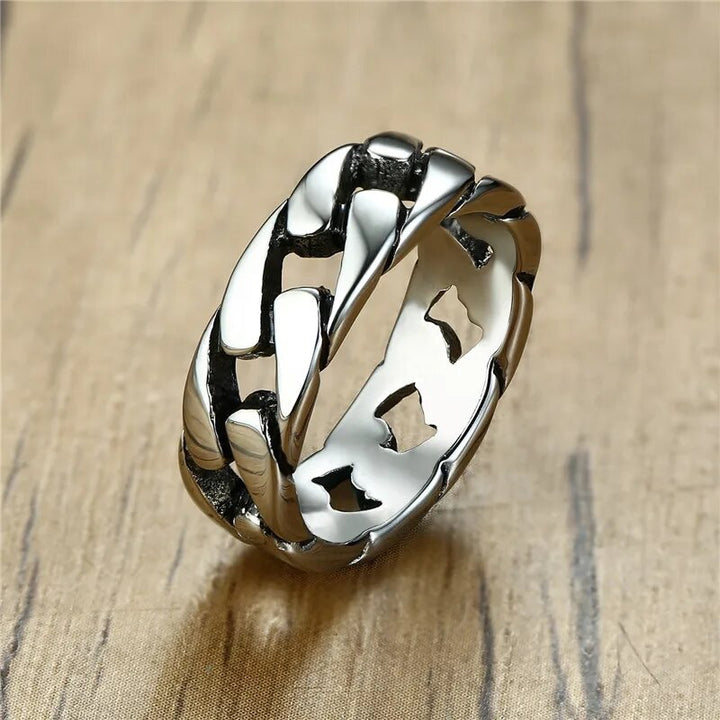 Anillo Chains Silver