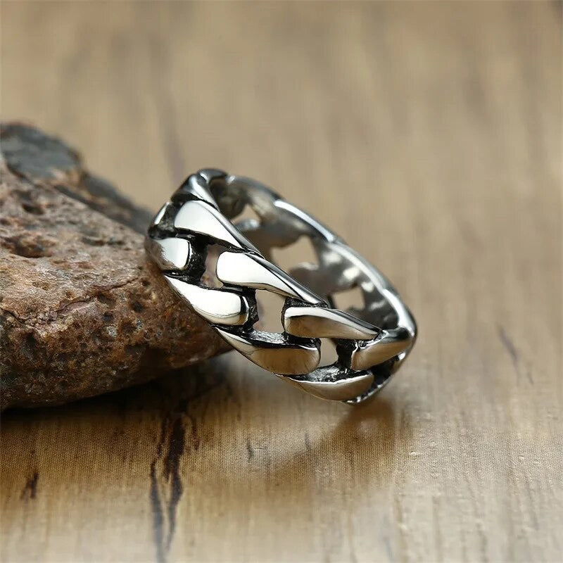 Anillo Chains Silver