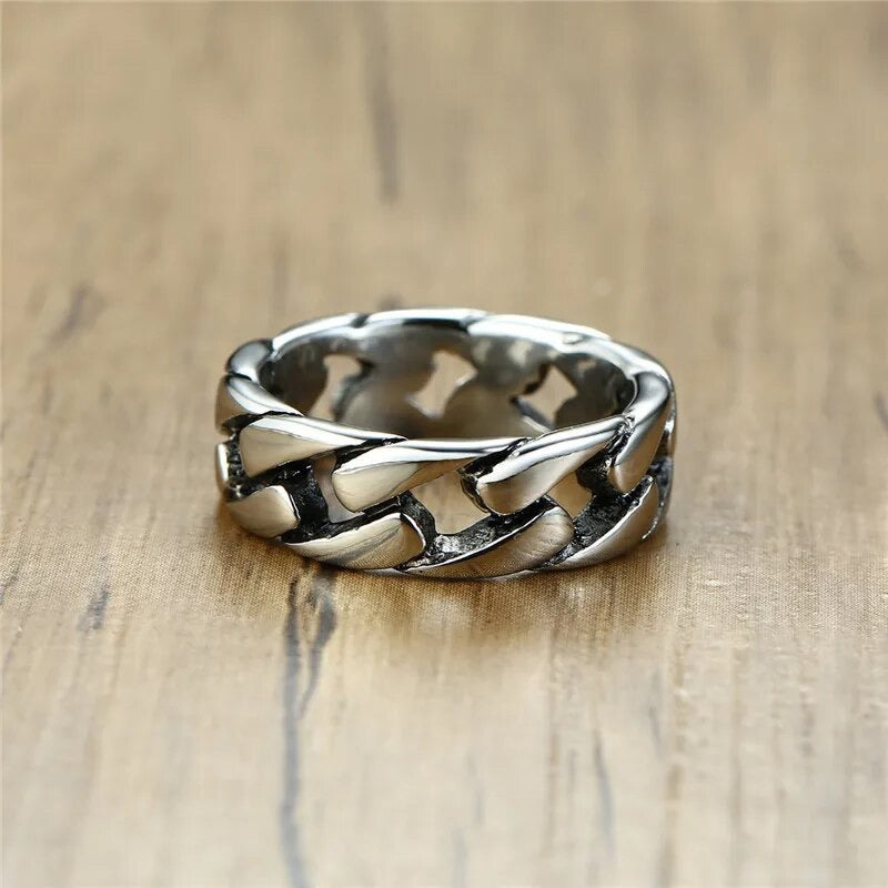 Anillo Chains Silver