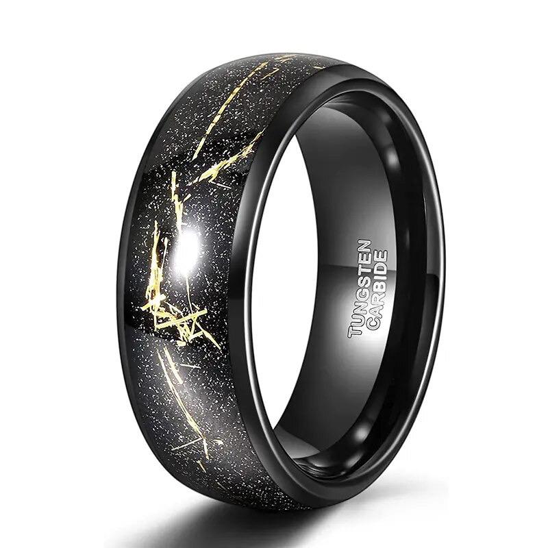 Anillo Gold Vein Carburo de Tungsteno