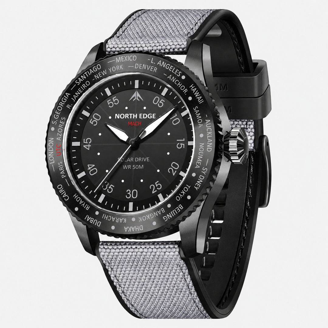 Reloj North Edge Mach Solar Drive